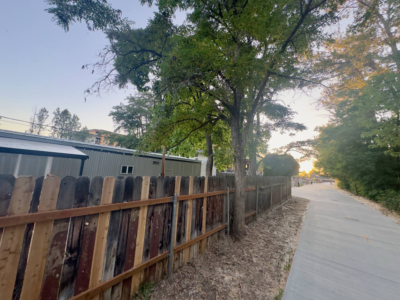 The Greenbelt is the back fence.